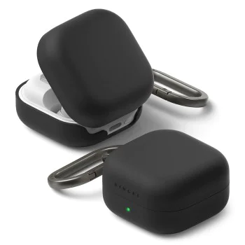 Калъф за Samsung Galaxy Buds 4 Pro - Silicone - Ringke - Черен