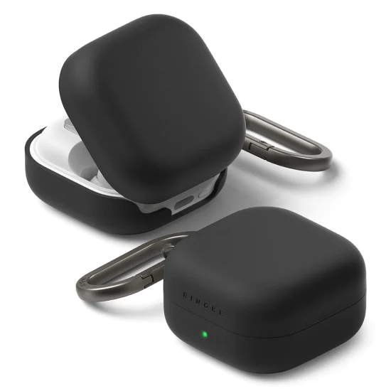 Калъф за Samsung Galaxy Buds 4 Pro - Silicone - Ringke - Черен