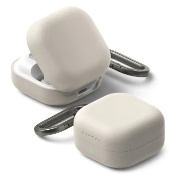Калъф за Samsung Galaxy Buds 4 Pro - Silicone - Ringke - Stone
