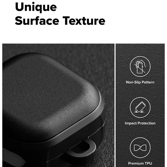 Калъф за Samsung Galaxy Buds 4 / Buds 4 Pro - Protection Case Onyx Magnetic - Ringke - Черен