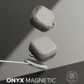 Калъф за Samsung Galaxy Buds 4 Pro - Protection Case Onyx Magnetic - Ringke - Топло сив
