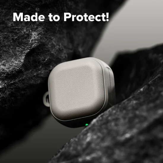 Калъф за Samsung Galaxy Buds 4 Pro - Protection Case Onyx Magnetic - Ringke - Топло сив