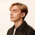 Безжични слушалки Acefast Aceclip Pro (FA006) - OWS Stereo, BT 5.4, Dual-mic Noise Cancelling, 400mAh, IP55, Type-C - Бели