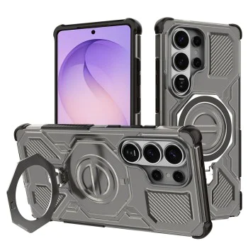 Калъф за Samsung Galaxy S26 Ultra - Carbon Shield PRO - Techsuit - Черен дим