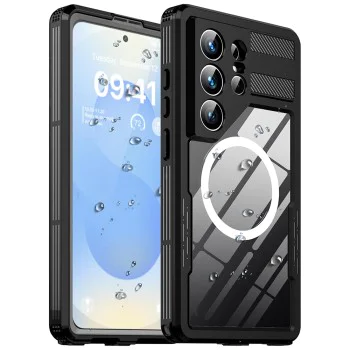 Калъф за Samsung Galaxy S26 Ultra - Waterproof IP68 Case - ShellBox - Черен