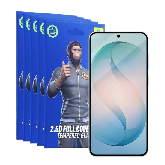 Протектор за Samsung Galaxy S26 Plus - 2.5D Silk Full Cover HD Glass (5 pack) - Blueo - Черен