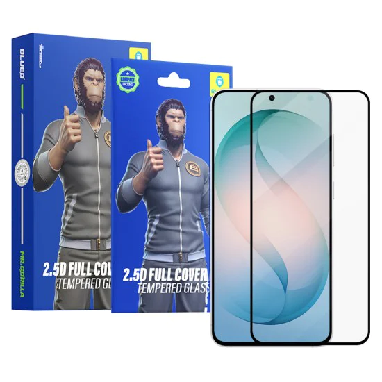 Протектор за Samsung Galaxy S26 Plus - 2.5D Silk Full Cover HD Glass (5 pack) - Blueo - Черен