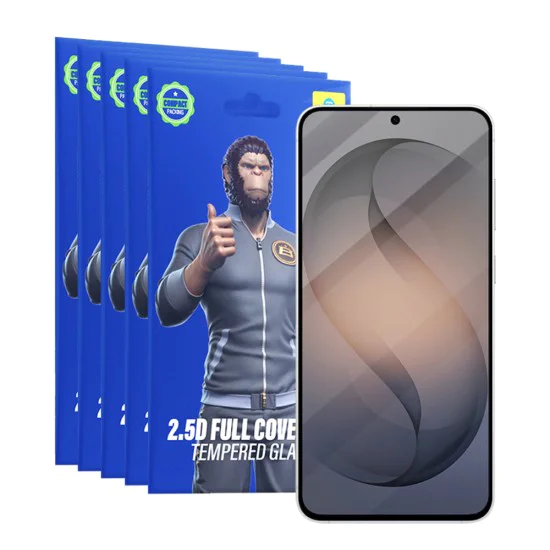 Протектор за Samsung Galaxy S26 - 2.5D Silk Full Cover HD Glass (5 pack) - Blueo - Черен