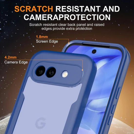 Калъф за Google Pixel 10a - ColorVerse 360 Series + Screen Protector - Techsuit - Син