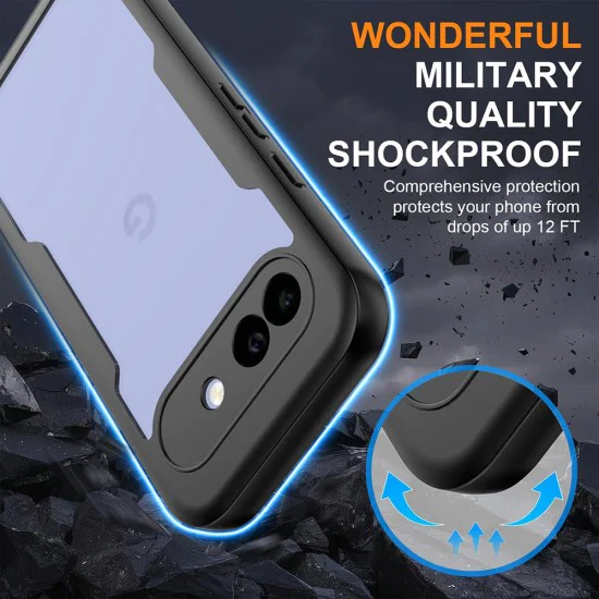 Калъф за Google Pixel 10a - ColorVerse 360 Series + Screen Protector - Techsuit - Черен