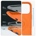 Калъф за iPhone 17 Pro - Silicone Fit MagSafe - Spigen - Оранжев