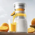 Електрическа сокоизстисквачка за цитруси Deerma LC01 - безжична, автоматична сепарация на пулпа, 1500mAh, 45W - Бяла