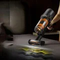 Прахосмукачка Deerma T30W XT Station (VCCS14A) - 2in1 дизайн, LED дисплей, 25000Pa, 450W, 2500mAh - Черна