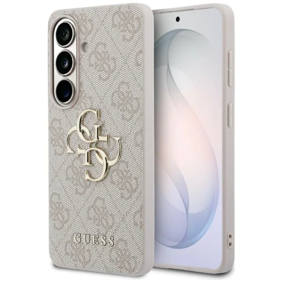Калъф за Samsung Galaxy S26 - Hardcase 4G Big Metal Logo - Guess - Розов