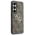 Калъф за Samsung Galaxy S26 - Hardcase 4G Big Metal Logo - Guess - Кафяв