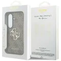 Калъф за Samsung Galaxy S26 - Hardcase 4G Big Metal Logo - Guess - Кафяв
