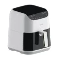 Еър фрайър Deerma (DEM-KZ130W) - 5.5л, 6 програми, 80-200°C, таймер, 1300W - Бял