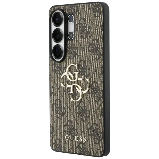 Калъф за Samsung Galaxy S26 Ultra - Hardcase 4G Big Metal Logo - Guess - Кафяв