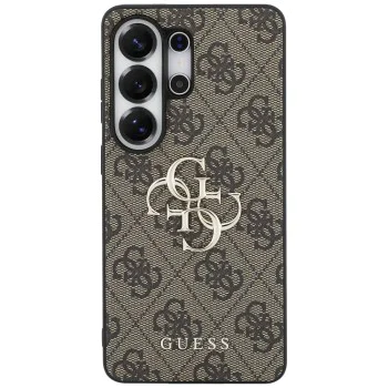 Калъф за Samsung Galaxy S26 Ultra - Hardcase 4G Big Metal Logo - Guess - Кафяв