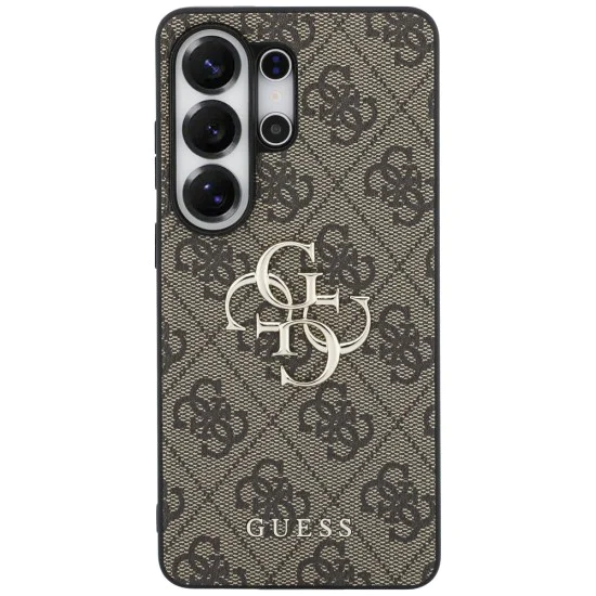 Калъф за Samsung Galaxy S26 Ultra - Hardcase 4G Big Metal Logo - Guess - Кафяв