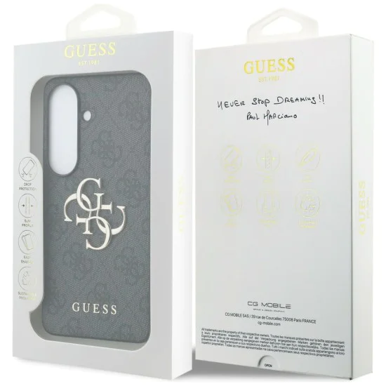 Калъф за Samsung Galaxy S26 Plus - Hardcase 4G Big Metal Logo - Guess - Черен