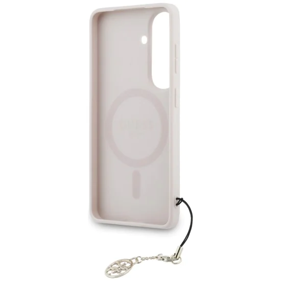 Калъф за Samsung Galaxy S26 - Hardcase 4G Classic Logo Charm - Guess - Розов