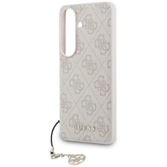 Калъф за Samsung Galaxy S26 - Hardcase 4G Classic Logo Charm - Guess - Розов