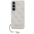 Калъф за Samsung Galaxy S26 - Hardcase 4G Classic Logo Charm - Guess - Розов