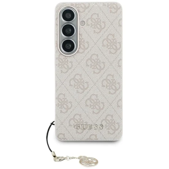 Калъф за Samsung Galaxy S26 - Hardcase 4G Classic Logo Charm - Guess - Розов