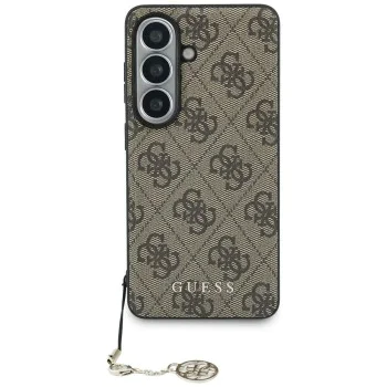 Калъф за Samsung Galaxy S26 - Hardcase 4G Classic Logo Charm - Guess - Кафяв