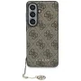 Калъф за Samsung Galaxy S26 - Hardcase 4G Classic Logo Charm - Guess - Кафяв