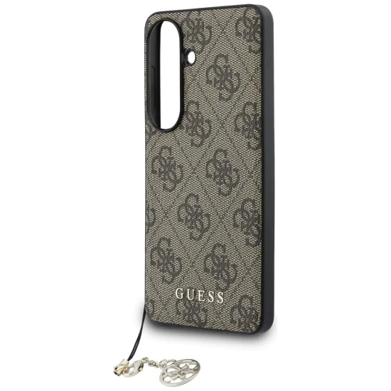 Калъф за Samsung Galaxy S26 - Hardcase 4G Classic Logo Charm - Guess - Кафяв