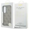 Калъф за Samsung Galaxy S26 - Hardcase 4G Classic Logo Charm - Guess - Кафяв