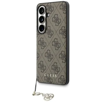Калъф за Samsung Galaxy S26 - Hardcase 4G Classic Logo Charm - Guess - Кафяв