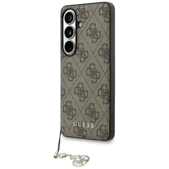 Калъф за Samsung Galaxy S26 - Hardcase 4G Classic Logo Charm - Guess - Кафяв
