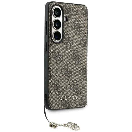 Калъф за Samsung Galaxy S26 - Hardcase 4G Classic Logo Charm - Guess - Кафяв