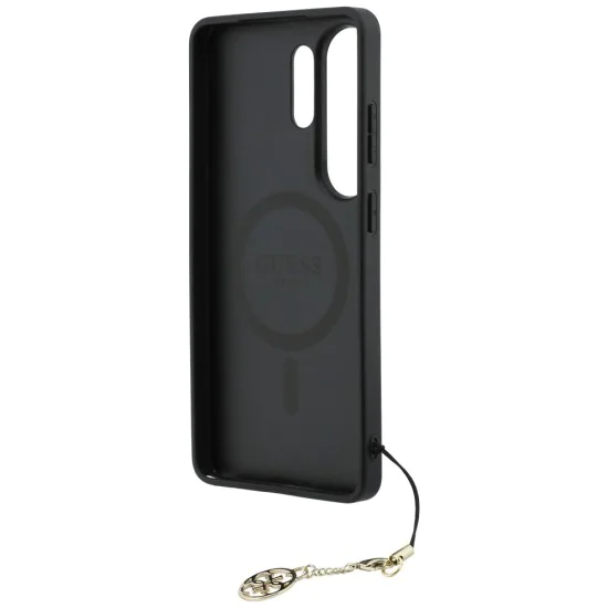 Калъф за Samsung Galaxy S26 Ultra - Hardcase 4G Classic Logo Charm - Guess - Черен