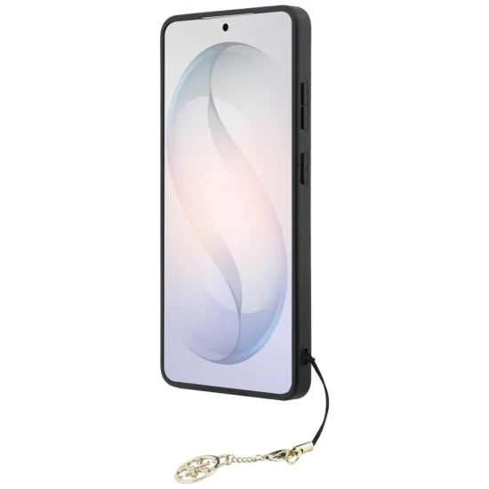 Калъф за Samsung Galaxy S26 Ultra - Hardcase 4G Classic Logo Charm - Guess - Черен