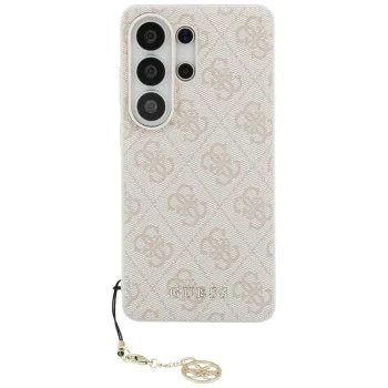 Калъф за Samsung Galaxy S26 Ultra - Hardcase 4G Classic Logo Charm - Guess - Розов