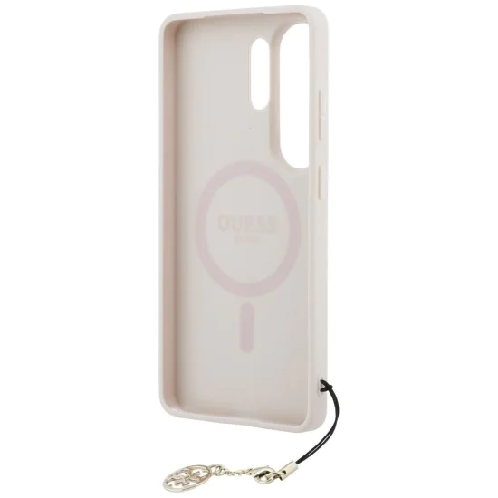 Калъф за Samsung Galaxy S26 Ultra - Hardcase 4G Classic Logo Charm - Guess - Розов