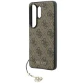 Калъф за Samsung Galaxy S26 Ultra - Hardcase 4G Classic Logo Charm - Guess - Кафяв
