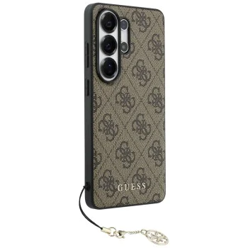 Калъф за Samsung Galaxy S26 Ultra - Hardcase 4G Classic Logo Charm - Guess - Кафяв