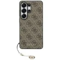 Калъф за Samsung Galaxy S26 Ultra - Hardcase 4G Classic Logo Charm - Guess - Кафяв