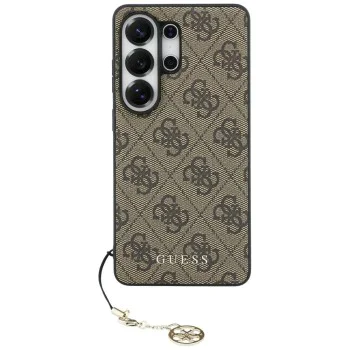 Калъф за Samsung Galaxy S26 Ultra - Hardcase 4G Classic Logo Charm - Guess - Кафяв