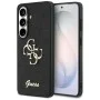 Калъф за Samsung Galaxy S26 - Fixed Glitter Big 4G Metal Logo - Guess - Черен