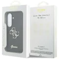 Калъф за Samsung Galaxy S26 - Fixed Glitter Big 4G Metal Logo - Guess - Черен