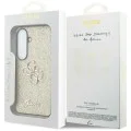 Калъф за Samsung Galaxy S26 - Fixed Glitter Big 4G Metal Logo - Guess - Златист