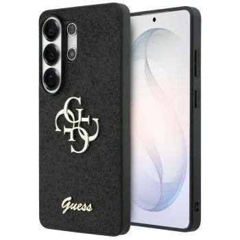 Калъф за Samsung Galaxy S26 Ultra - Fixed Glitter Big 4G Metal Logo - Guess - Черен