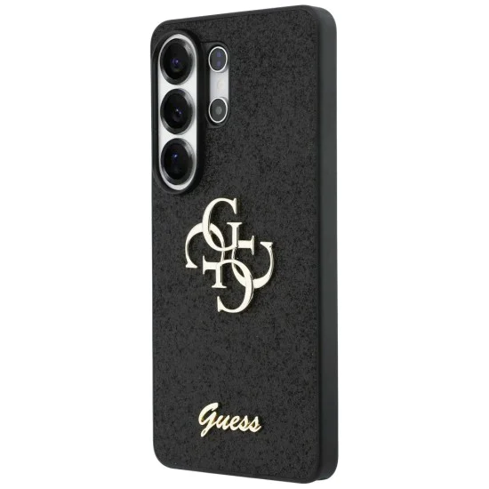 Калъф за Samsung Galaxy S26 Ultra - Fixed Glitter Big 4G Metal Logo - Guess - Черен