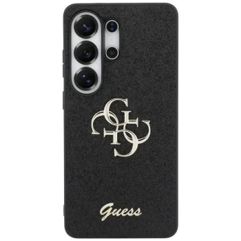 Калъф за Samsung Galaxy S26 Ultra - Fixed Glitter Big 4G Metal Logo - Guess - Черен